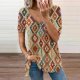 Groovy Print Short Sleeve Top