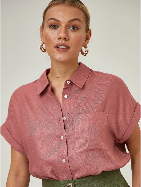 Pink Short Sleeve Shirt