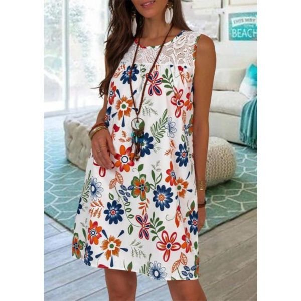 Playing House Floral Print Dress