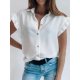 Vintage Plain Short Sleeve Shirt