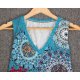 Casual V-Neck Print Sleeveless Top