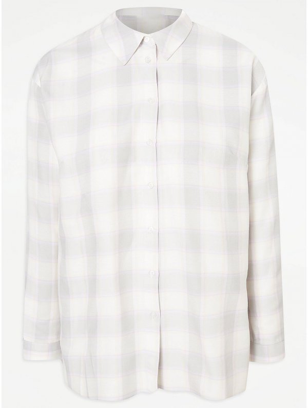 Check Print Long Sleeve Shirt