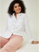 White Long Sleeve Linen Shirt