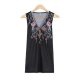 Distinctive Embroidery Print Sleeveless Top