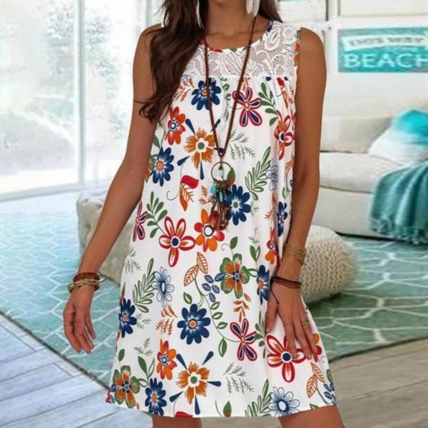 Playing House Floral Print Dress