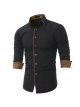 Men's Slim Fit Long Sleeve Shirt